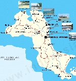 Map of Bangka Island