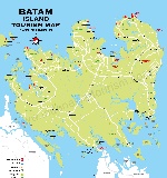Map of Batam Island