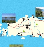 Map of Flores Island