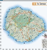 Map of Gomera Island