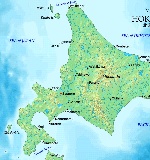 Map of Hokkaido