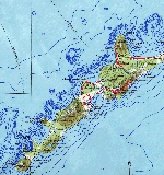 Map of Iturup Island