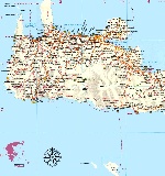 Map of Crete