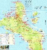 Map of Mahe Island