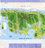 Map of Navarino Island