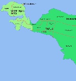 Map of Island of New Guinea