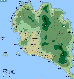 Map of Phangan Island