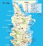 Map of Phuket Island