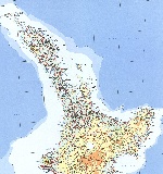 Map of North Island