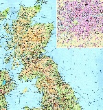 Map of Isle United Kingdom
