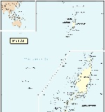 Map of Palau