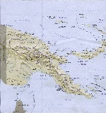 Map of Papua New Guinea