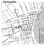 Map of Paramaribo