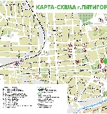Map of Pyatigorsk