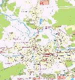 Map of Pavlovsky Posad