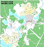 Map of Polevskoy