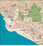 Map of Port of Spain�
