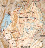 Map of Rwanda