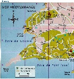Map of Sanary