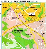 Map of Saint-Pierre-d-Irub�