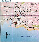 Map of Saint Raphael