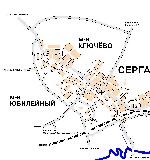 Map of Sergach