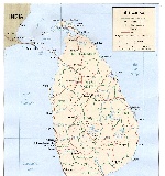 Map of Sri Lanka