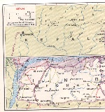 Map of Sikkim and Meghalaya