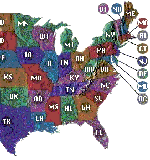 Map of USA