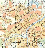 Map of Staraya Russa