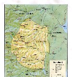 Map of Swaziland