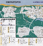 Map of Svetlogorsk