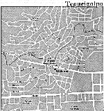 Map of Tegucigalpa