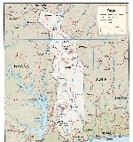 Map of Togo
