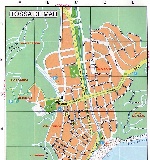 Map of Tossa de Mar