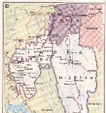 Map of Tripura and Mezoram
