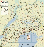 Map of Uganda