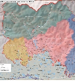 ���������� map of South Ossetia