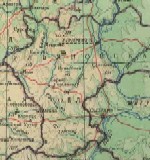 Map of Ulyanovsk Oblast