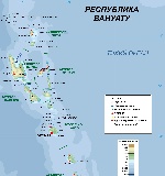 Map of Vanuatu