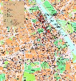 Map of Warsaw