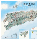 Map of East Timor