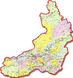 Map of Zabaykalsky Krai